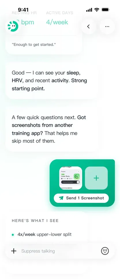 Chat — Conversational plan generation